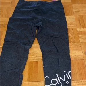 Grey Calvin Klein leggings